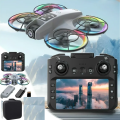 4.5" Screen FPV Drone with 1080P HD Camera - Brushless Motor RC Drone, Altitude Hold, Obstacle Avoidance, LED Lights, 2.4G Remote Control for Professional ap. 
