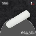 Exclusive Fiber Bolster Pillow, Cotton Fabric, White (22"X24"), 1 Pcs. 