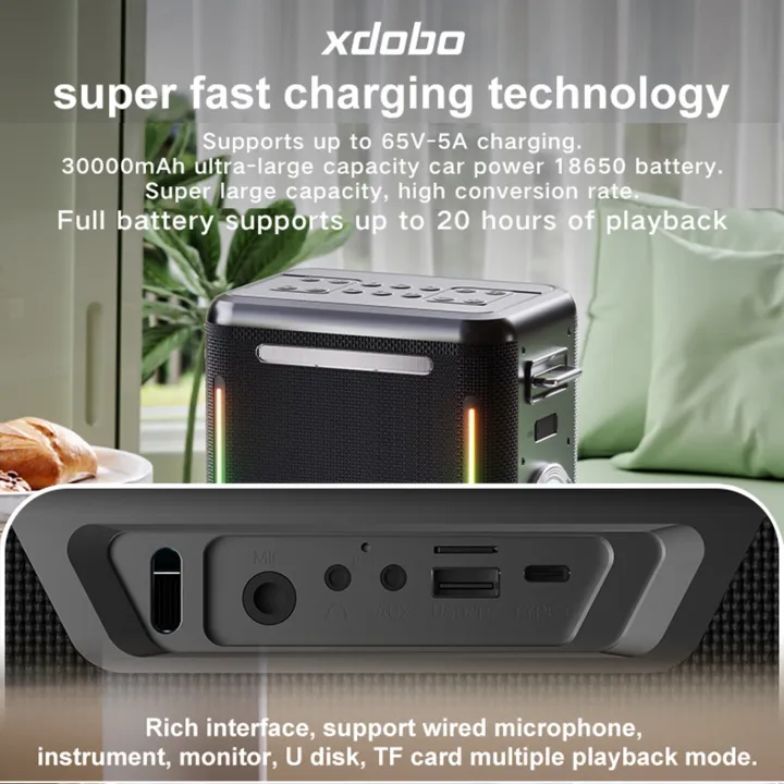 XDOBO%20Party%201981%20300W%20Super%20Power%20Portable%20Wireless%20Speaker%20with%20Two%20Microphones-black%20-%20Image%206