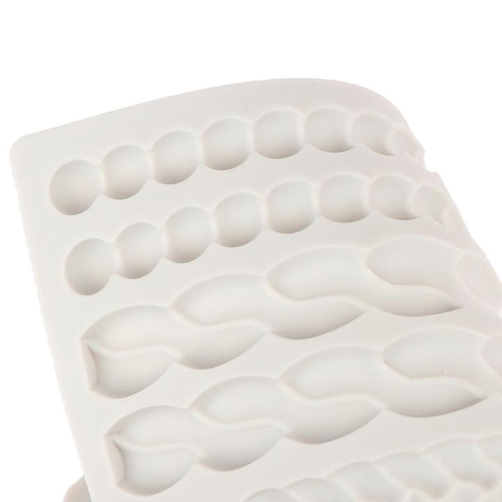 Pearl/Twist/Bra Belt Fondant Silicone Mold Chocolate Cake Decorating Mould