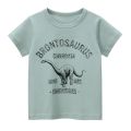 2022 New Children’s T-Shirt letter Print Boys Short Sleeve Toddler Child Clothes Children Short Sleeve Tops Cotton 2-8Y.