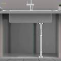 Undermount Sink Mounting Bracket Sturdy Installation and Repair System Adjustable Sink 40cm to 65cm. 