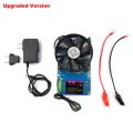150W Digital Battery Capacity Tester Voltmeter Adjustable Constant Current Electronic Load Charger USB Ameter meter Indicator.