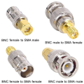 NAMUNY SMA to BNC Kits 2 Set RF Adapter Connector Kits for SDR Ham Radio Baofeng UV-5R UV82 V-5R5 Two Way Handheld Radio B. 
