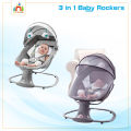 Deluxe Multi-Functional Remote Control Bassinet New born to Toddlers Bouncer with Vibration Rattles - 18 kg. 