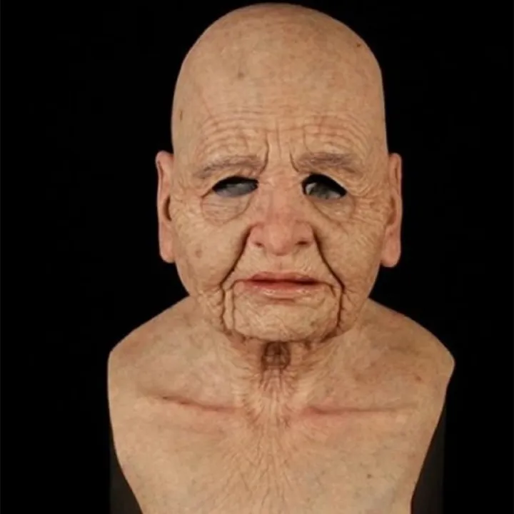 Cosplay%20Bald%20Old%20Man%20Wrinkle%20Face%20Mask%20Halloween%20Party%20Carnival%20Props%20-%20Image%208