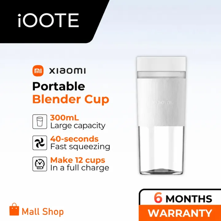 Xiaomi%20Mijia%20Portable%20Juicer%20Cup%202%20Blender%20300mL%20Rechargeable%20Mini%20Smoothie%20Maker%20USB%20Portable%20Blender%20Ice%20Crusher%206%20Months%20Warranty%20-%20Image%202