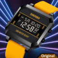 SKMEI 1848 Digital 2 Time Silicon Sports Watch for Men. 