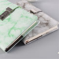 New Password Notebook Marble Texture 100 Sheets Personal Diary with Lock Code Thick Notepad Leather Office School Supplies Gift. 