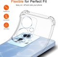 Oppo Reno 11F 5G/Oppo F25 Pro Premium Silicone Case Crystal Clear Soft TPU Ultra-Thin Transparent Flexible Protective Mobile Phone Back Cover. 
