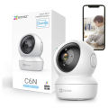 EZVIZ C6N 1080p Indoor Pan/Tilt WiFi Security Camera, 360° Coverage, Auto Motion Tracking, Two-Way Audio, Clear 30ft Night Vision, Supports MicroSD Card up to 256GB. 