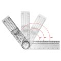 【100%-original】 3PCS 360 Degree 0-140mm Angle Medical Spinal Angle finder Goniometer Protractor Angle Ruler. 