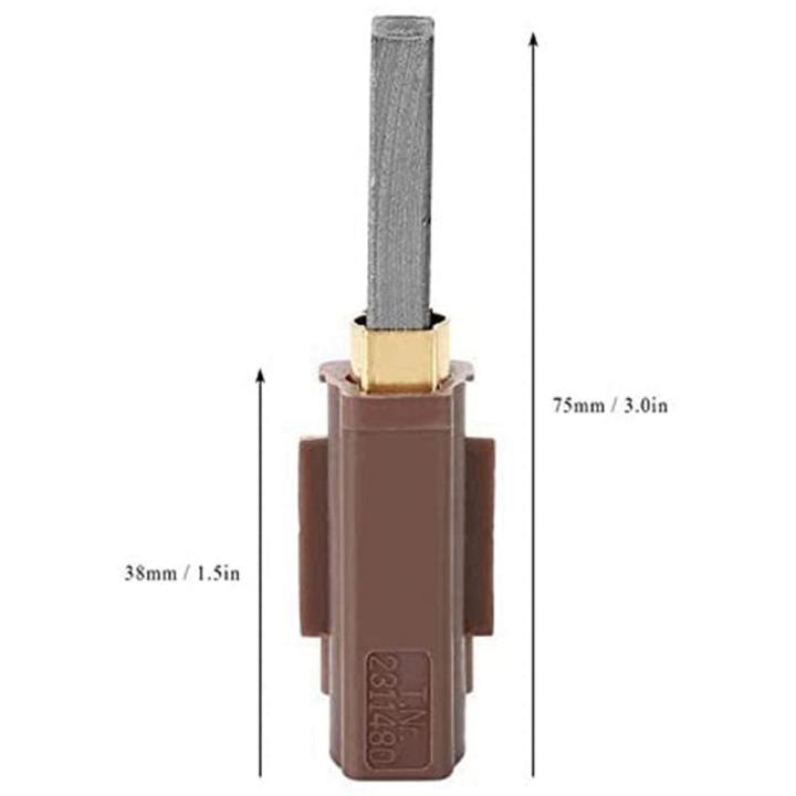 RO6G Staubsauger-Kohlebürsten 2311480 – Ersatz Für Ametek Lamb Motoren, 4er-Pack