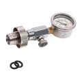 Scuba Diving Air Tank Pressure Testing Checker Din 232/300 Bar with 400Bar/6000Psi Gauge.