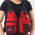 Outdoor Protective Fishing Life Jacket Ultra-Thin Lightweight Professional Marine Large Buoyancy Rock Fishing Lure Vest.