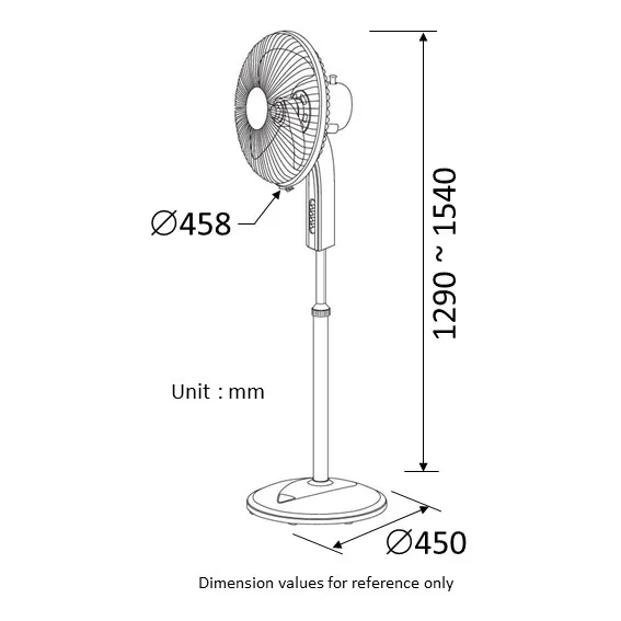 KDK%20P40U%20Stand%20Fan%20with%20Metal%20Blade%20%7C%2016%20inch%20-%20Image%206