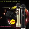 Karaoke L - 598 Bluetooth Microphone Portable Speaker, L-598 Mini Portable Handheld Mobile Phone Karaoke Amplifier Wireless Microphone Speaker.