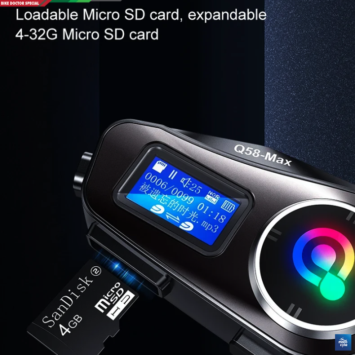 Q58-Max%20Motorcycle%20Helmet%20Bluetooth%20Headset%20with%20LED%20Screen,%20Intercom,%20FM%20Radio,%20TF%20Card%20LED%20Flashlight%20RGB%20Light%20Design%20Hard%20and%20Soft%20Mic%20Option%201%20Set%20Black%20-%20Image%205