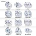 [Various Shape] Top Belgium Cut Moissanite Stone D Color 0.1ct-10ct Gemstones Lab Grown Diamond Moissanite Loose Stone with GRA. 
