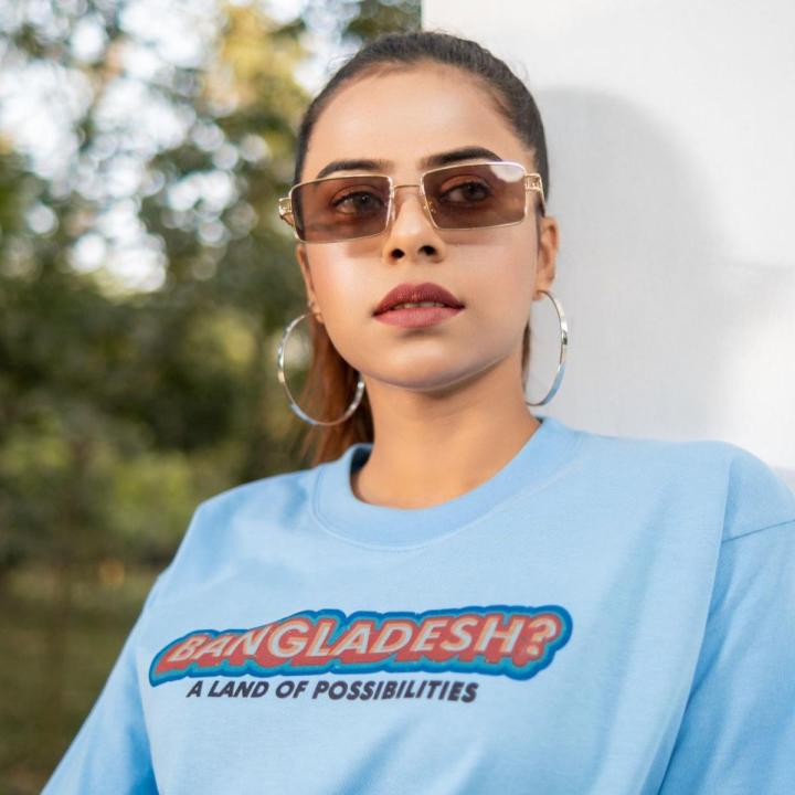 Bangladesh - Sky Blue Regular Fit T-shirt