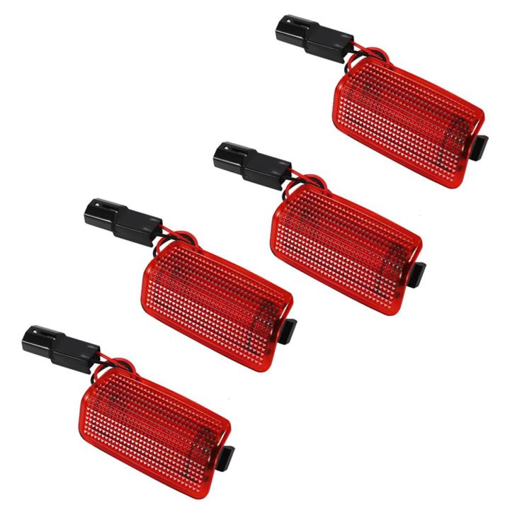 Courtesy Step 4X Door Courtesy Step Welcome Lights for Toyota Prius Alphard Camry ...