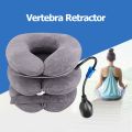 Neck Stretcher Inflatable 3 Tubes Air Neck Traction Apparatus Device Neck Cervical Collar Pillow Pain Stress Pain Relief Tractor. 