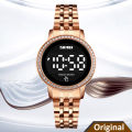 SKMEI 1669 Luxury LED Digital Watch For Women. 