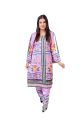 Floral Fusion Stitched Lawn 2-Piece Suit Set for Women.