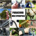 7 Strand 4mm Paracord 550 Military Tactical Parachute Cord Camping Survival Accessories Tent Lanyard DIY Bracelet Weaving Rope. 