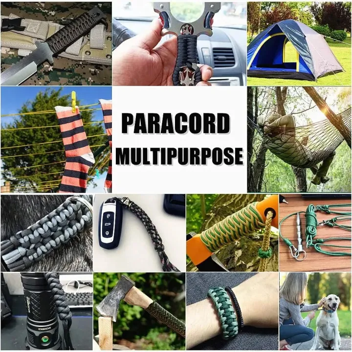 7%20Strand%204mm%20Paracord%20550%20Military%20Tactical%20Parachute%20Cord%20Camping%20Survival%20Accessories%20Tent%20Lanyard%20DIY%20Bracelet%20Weaving%20Rope%20-%20Image%205