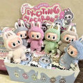 Umstore POP MART LABUBU V1 Macaron Vinyl Character Blind Box (Key Chain/Plush Toy) - Doll Trendy Toy Toffee.