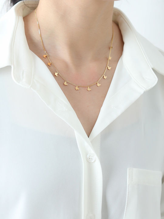 %E3%80%90Best%20Price%20Guaranteed%E3%80%91%2018K%20Butterfly%20Necklace%20for%20Women%20Ladies%20Girls%20Gift%20Her%20Jewelry%20Butterfly%20Choker%20-%20Image%202