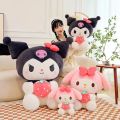 26Cm Plushies Sanrio Kuromi My Melody Plush Dolls Toys Cute Strawberry Stuffed Animals Plush Toy Pillow Bedroom Decoration Gift Honoria.