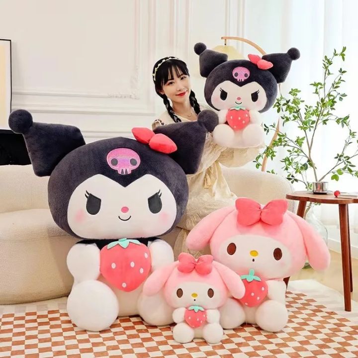 26Cm%20Plushies%20Sanrio%20Kuromi%20My%20Melody%20Plush%20Dolls%20Toys%20Cute%20Strawberry%20Stuffed%20Animals%20Plush%20Toy%20Pillow%20Bedroom%20Decoration%20Gift%20Honoria%20-%20Image%204