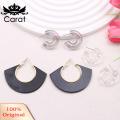 Carat Daily Earrings Stylish Geometric C-shaped Earrings Set for Women Lightweight Ear Hoop Jewelry for Prom Cocktail Parties 3 Pairs Geometric Earrings. 