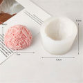 Aromatherapy Gypsum Soap Ice Cube Mold Home Decor Wool Ball Silicone Candle Mold Irregular Braided Ball Rope Knot. 