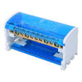 Terminal Distribution Box Din Rail 2-Level Single Phase with Transparent Dust Cover 211.