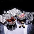 Glass Storage Jar Decorative Candy Bowl for Buffet Bean.