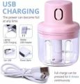 Electric Mini Garlic Chopper � Small Wireless Food Processor Portable Mini Garlic Choppers Blender Mincer Waterproof USB Charging For Ginger Onion Vegetable Meat Nut Chopper. 