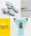 Adjustable Measuring Spoons for Kitchen, Set of 2 Pieces / Kitchen Tool Plastic Scoop Measuring Cup with Magnetic.