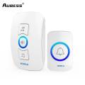 Aubess M525+F51 New Home Wireless Doorbell Waterproof Self-powered Button Smart Door Bell Sets Home Welcome Friend Outdoor House Chime Receiver. 