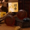 Sandal Heavy Handmade Essential Oil Cleansing Bath Buddha Worship Soap Hydrating Moisturizing 100G.