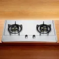 Gazi Smiss Stainless Steel Auto Ignition Double Burner Gas stove P-316 LPG/NG Useable..
