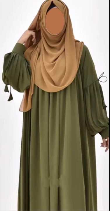 abaya borka ( Hata Kuchi ) Dubai Cherry stylish party borka (No hijab Only Borka) fashion collection Fashionable khimar Lycra borka for Women