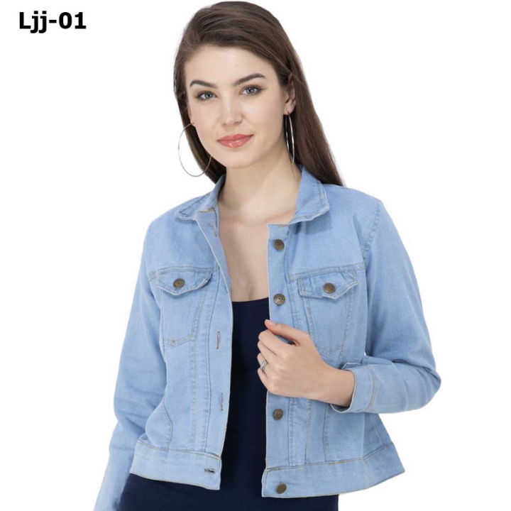 Ladies winter denim jacket online