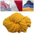 Chunky Chenille Yarn Plush Yarn Acrylic for Arm Knitting Bed Throw. 