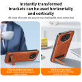lthmy for Oppo Reno 12F 4G Supports Magnetic Wireless Charging Casing Matte Leather Phone Case Shockproof Protection Cases Armor Bracket Back Cover.