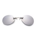 Round Rimless Matrix Morpheus Sunglasses Clip On Nose Glasses Mini Frameless Vintage Men Eyeglasses UV400.