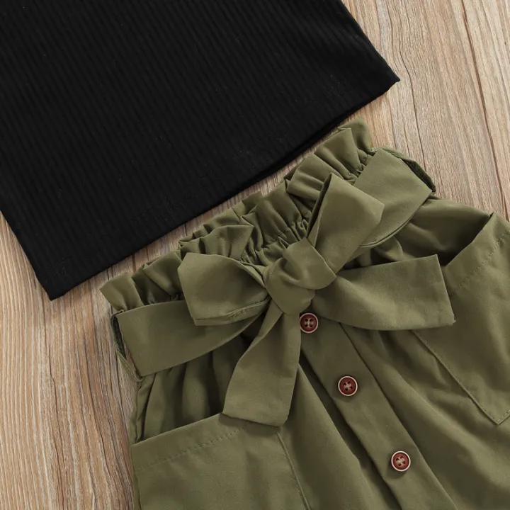 2-Piece%20Girls%20Summer%20Outfits,%20Ribbed%20Off-Shoulder%20Tank%20Tops%20+%20Ruffle%20Skirt%20with%20Pockets%20for%20Kids,%209%20Months%20to%205%20Years%20-%20Image%207