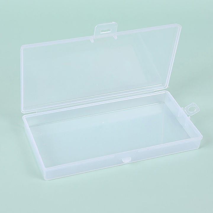 PP Transparent Plastic Large Rectangular PP Empty Box Mask Storage Box ...